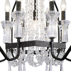 Varaluz 270P07OX Onyx Barcelona 7-lt Crystal Pendant - Onyx Image 2