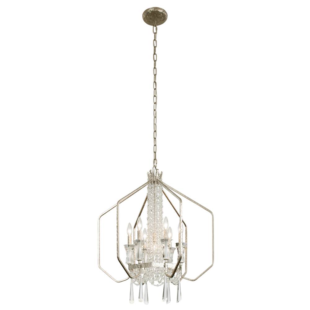 Varaluz Barcelona 7-lt Crystal Pendant - Onyx