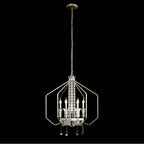 Varaluz 270P07TR Transcend Silver Barcelona 7-lt Crystal Pendant - Transcend Silver Image 9