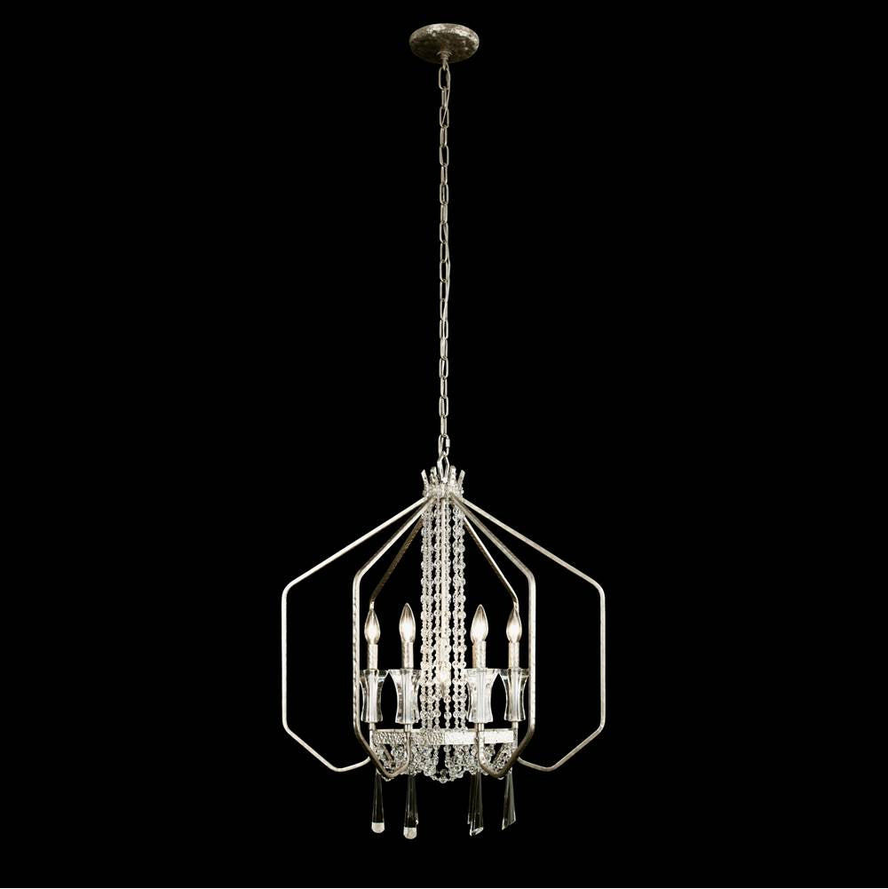 Varaluz 270P07TR Transcend Silver Barcelona 7-lt Crystal Pendant - Transcend Silver Image 9