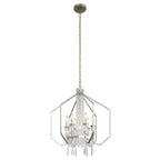 Varaluz 270P07TR Transcend Silver Barcelona 7-lt Crystal Pendant - Transcend Silver Image 8