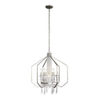 Varaluz 270P07TR Transcend Silver Barcelona 7-lt Crystal Pendant - Transcend Silver Image 7