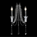 Varaluz 270W02OX Onyx Barcelona 2-lt Crystal Wall Sconce - Onyx Image 1
