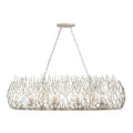Varaluz 271N08GD Gold Dust Bask 8-lt Crystal Linear Pendant - Gold Dust Image 1