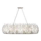 Varaluz 271N08GD Gold Dust Bask 8-lt Crystal Linear Pendant - Gold Dust Image 1