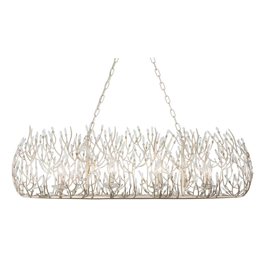 Varaluz 271N08GD Gold Dust Bask 8-lt Crystal Linear Pendant - Gold Dust Image 8