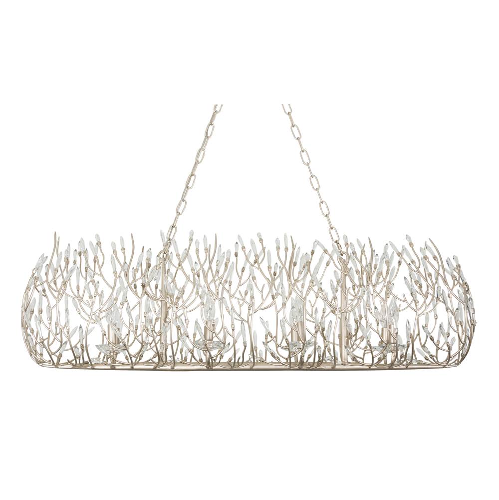 Varaluz 271N08GD Gold Dust Bask 8-lt Crystal Linear Pendant - Gold Dust Image 7