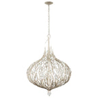 Varaluz Bask 6-lt Crystal Pendant - Gold Dust