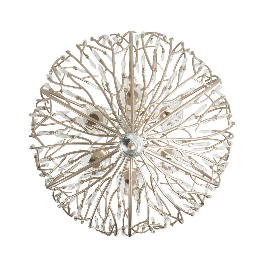 Varaluz 271P06GD Gold Dust Bask 6-lt Crystal Pendant - Gold Dust Image 5