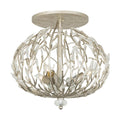 Varaluz 271S03GD Gold Dust Bask 3-lt Crystal Ceiling Mount - Gold Dust Image 1
