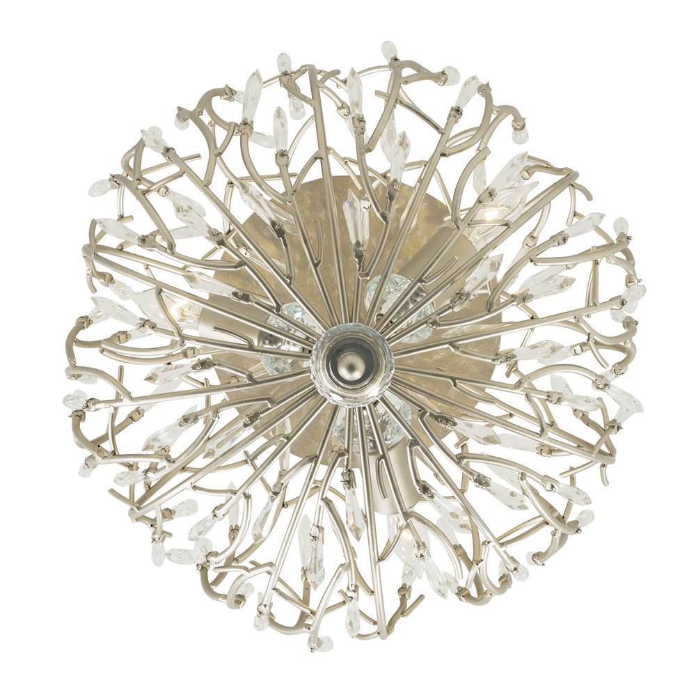 Varaluz 271S03GD Gold Dust Bask 3-lt Crystal Ceiling Mount - Gold Dust Image 5