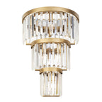 Varaluz 297W06HG Havana Gold Social Club 6-lt 3-tier Crystal Sconce - Havana Gold Image 5