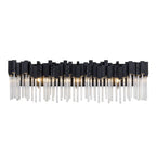 Varaluz 309B03MBFG Matte Black,French Gold Matrix 3-lt Bath - Matte Black/french Gold Image 3