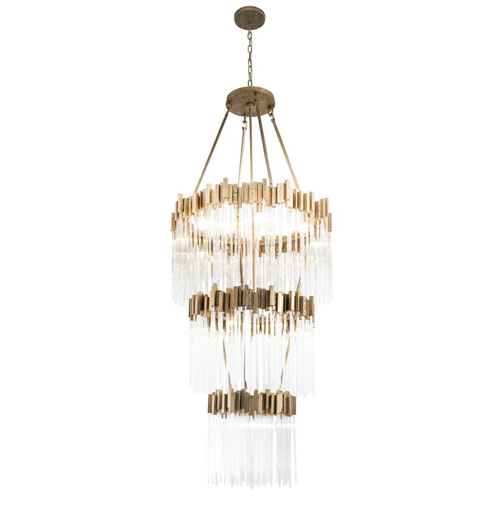Varaluz Matrix 19-lt 3-tier Chandelier - Havana Gold
