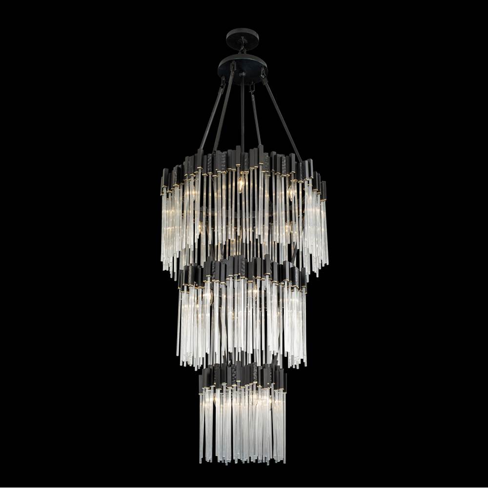 Varaluz Matrix 19-lt 3-tier Chandelier - Havana Gold