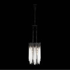 Varaluz 309N06MBFG Matte Black,French Gold Matrix 6-lt Linear Pendant - Matte Black/french Gold Image 4