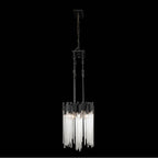Varaluz 309N08MBFG Matte Black,French Gold Matrix 8-lt Linear Pendant - Matte Black/french Gold Image 4