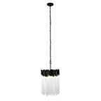 Varaluz 309P03MBFG Matte Black,French Gold Matrix 3-lt Pendant - Matte Black/french Gold Image 6