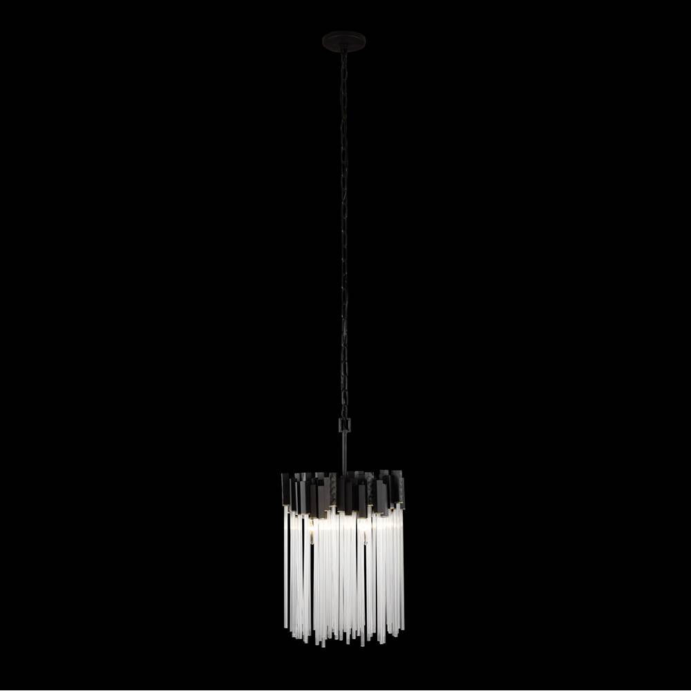 Varaluz 309P03MBFG Matte Black,French Gold Matrix 3-lt Pendant - Matte Black/french Gold Image 5
