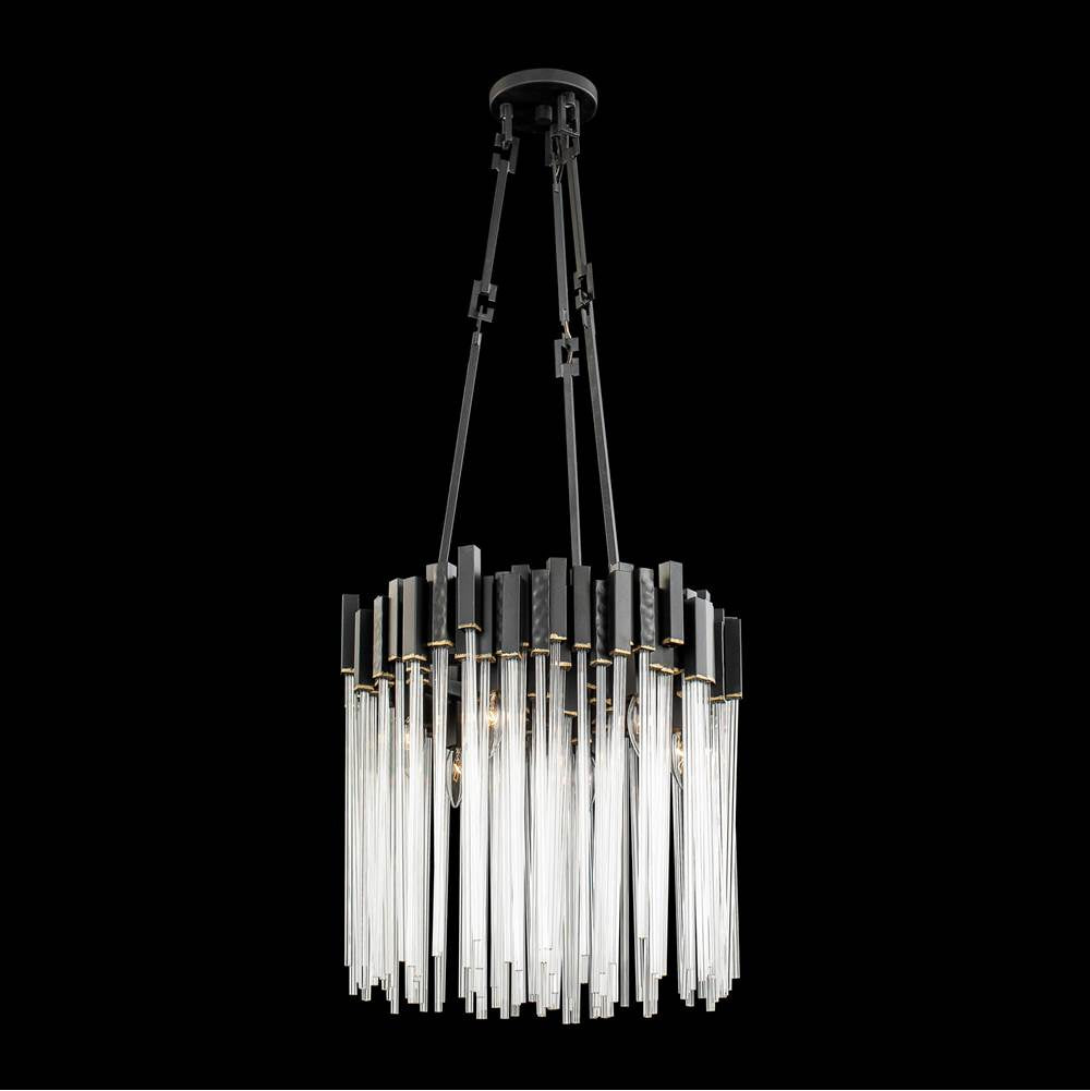 Varaluz Matrix 6-lt Pendant - Havana Gold