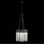 Varaluz 309P06MBFG Matte Black,French Gold Matrix 6-lt Pendant - Matte Black/french Gold Image 4
