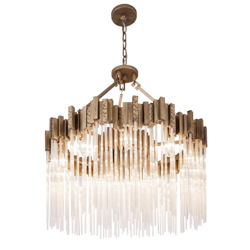 Varaluz Matrix 10-lt Pendant - Havana Gold
