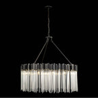Varaluz 309P12MBFG Matte Black,French Gold Matrix 12-lt Pendant - Matte Black/french Gold Image 5