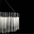 Varaluz 309P12MBFG Matte Black,French Gold Matrix 12-lt Pendant - Matte Black/french Gold Image 3