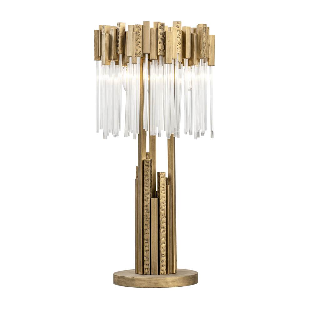Varaluz 309T03HG Havana Gold Matrix 3-lt Table Lamp - Havana Gold Image 1