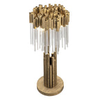 Varaluz Matrix 3-lt Table Lamp - Havana Gold