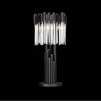 Varaluz 309T03MBFG Matte Black,French Gold Matrix 3-lt Table Lamp - Matte Black/french Gold Image 5