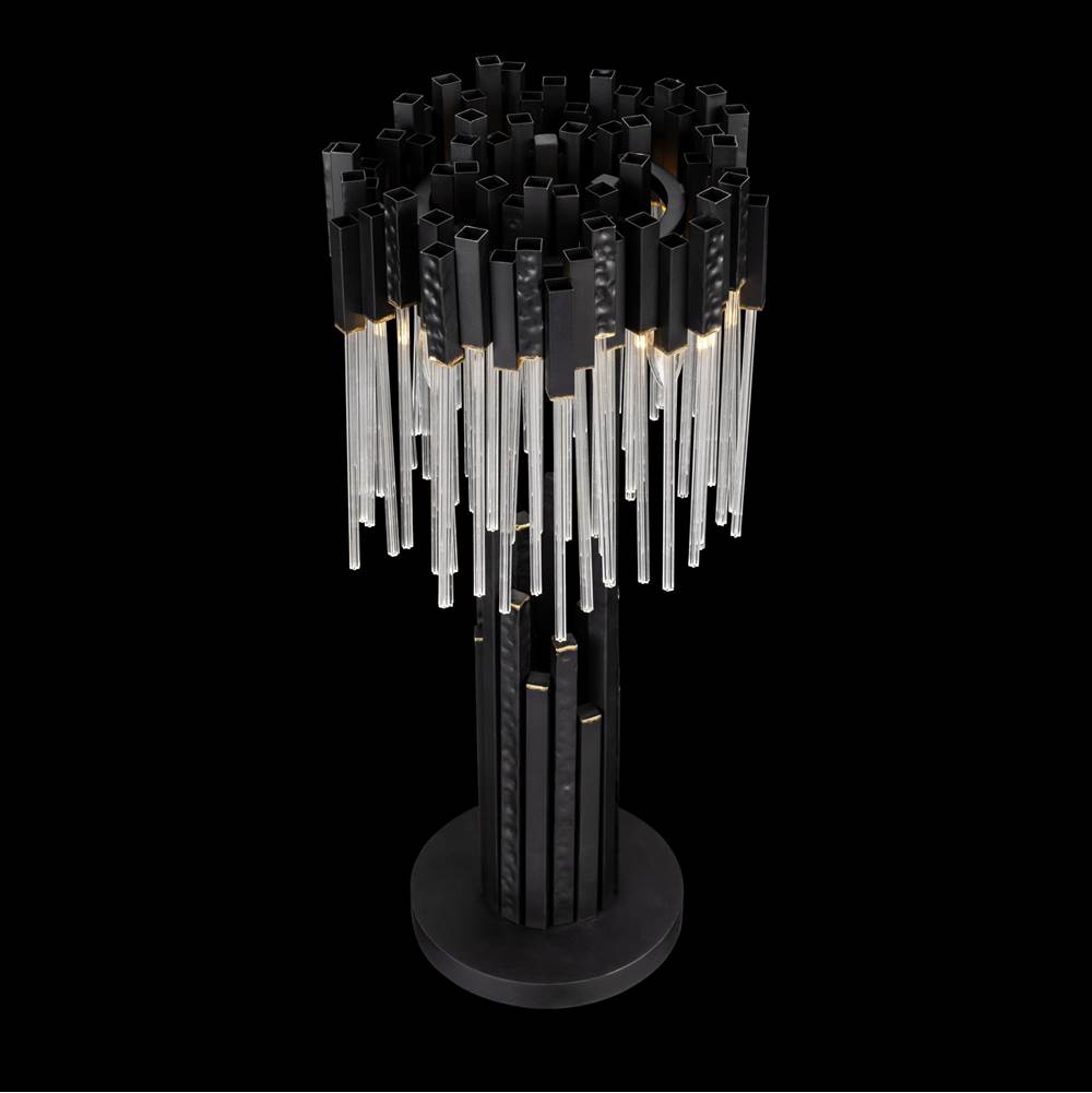 Varaluz 309T03MBFG Matte Black,French Gold Matrix 3-lt Table Lamp - Matte Black/french Gold Image 4