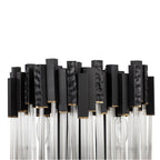 Varaluz 309T03MBFG Matte Black,French Gold Matrix 3-lt Table Lamp - Matte Black/french Gold Image 2