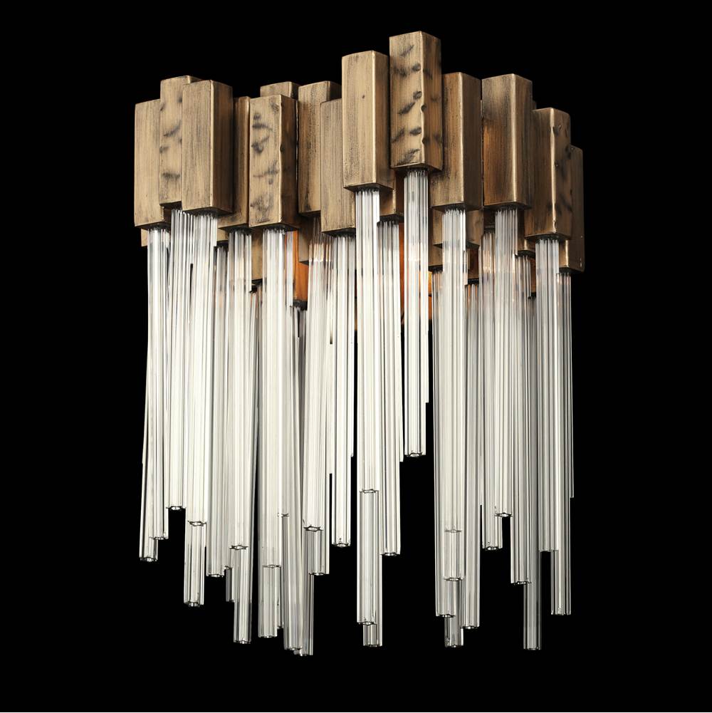 Varaluz 309W01HG Havana Gold Matrix 1-lt Sconce - Havana Gold Image 1