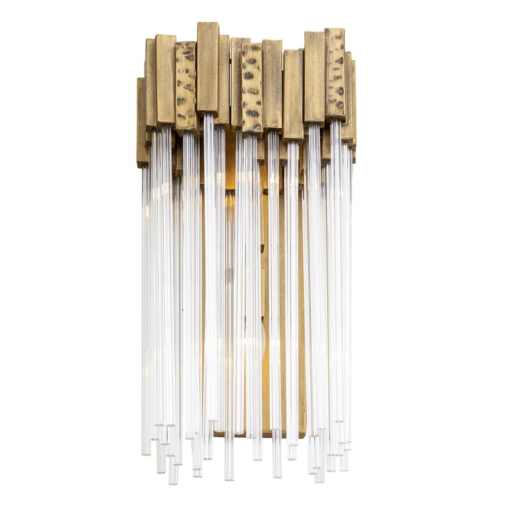 Varaluz 309W02HG Havana Gold Matrix 2-lt Sconce - Havana Gold Image 4