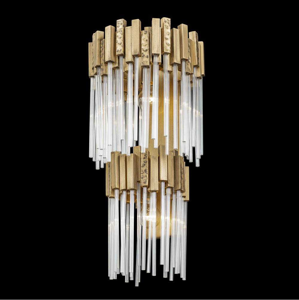 Varaluz Matrix 2-lt 2-tier Sconce - Havana Gold