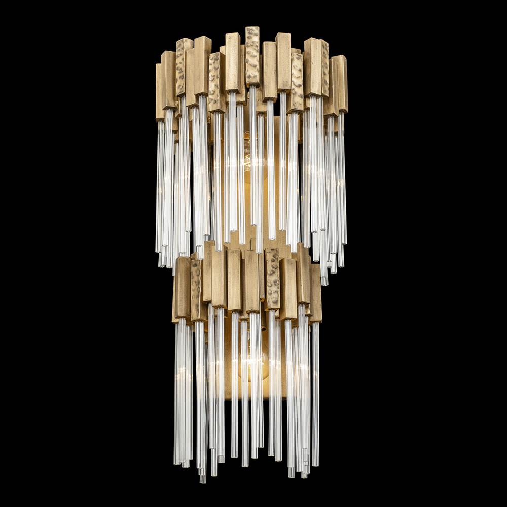 Varaluz 309W02LHG Havana Gold Matrix 2-lt 2-tier Sconce - Havana Gold Image 2