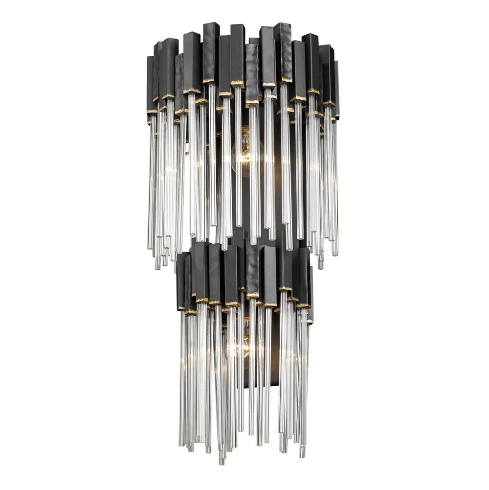 Varaluz Matrix 2-lt 2-tier Sconce - Havana Gold