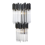 Varaluz 309W02LMBFG Matte Black,French Gold Matrix 2-lt 2-tier Sconce - Matte Black/french Gold Image 6