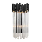 Varaluz 309W02MBFG Matte Black,French Gold Matrix 2-lt Sconce - Matte Black/french Gold Image 8