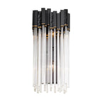 Varaluz 309W02MBFG Matte Black,French Gold Matrix 2-lt Sconce - Matte Black/french Gold Image 4