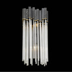 Varaluz 309W02MBFG Matte Black,French Gold Matrix 2-lt Sconce - Matte Black/french Gold Image 3