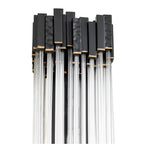 Varaluz 309W02MBFG Matte Black,French Gold Matrix 2-lt Sconce - Matte Black/french Gold Image 2