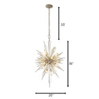 Varaluz 311F16GD Gold Dust Orbital 16-lt Foyer - Gold Dust Image 3