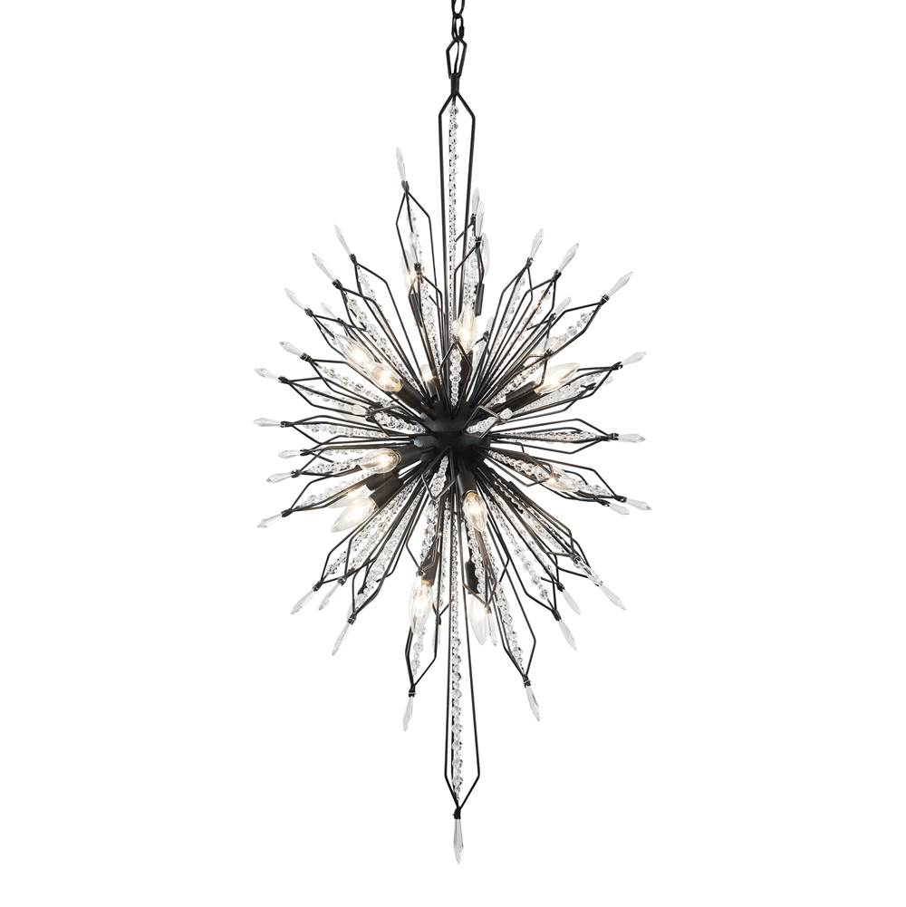 Varaluz 311F20CB Carbon Orbital 20-lt Foyer - Carbon Image 1