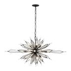 Varaluz 311N16CB Carbon Orbital 16-lt Oval Linear Pendant - Carbon Image 4