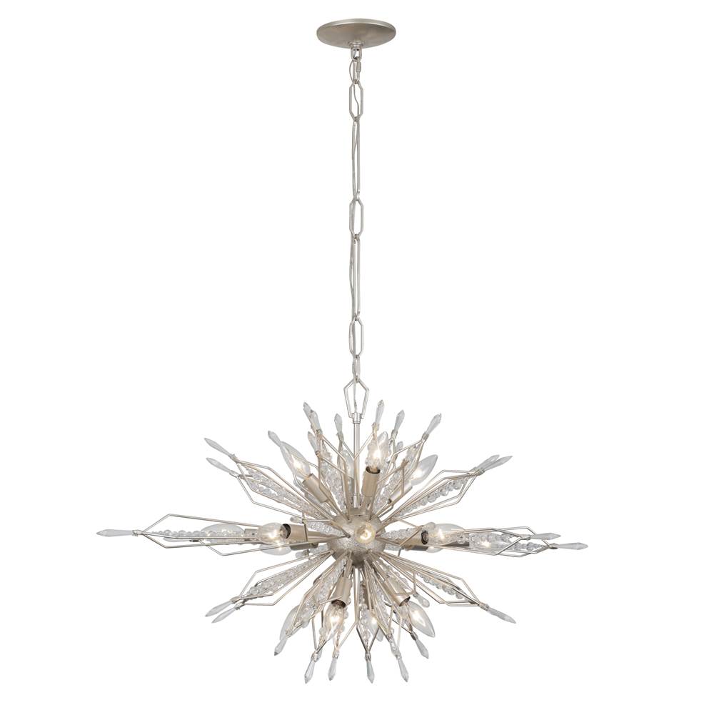 Varaluz 311N16GD Gold Dust Orbital 16-lt Oval Linear Pendant - Gold Dust Image 6