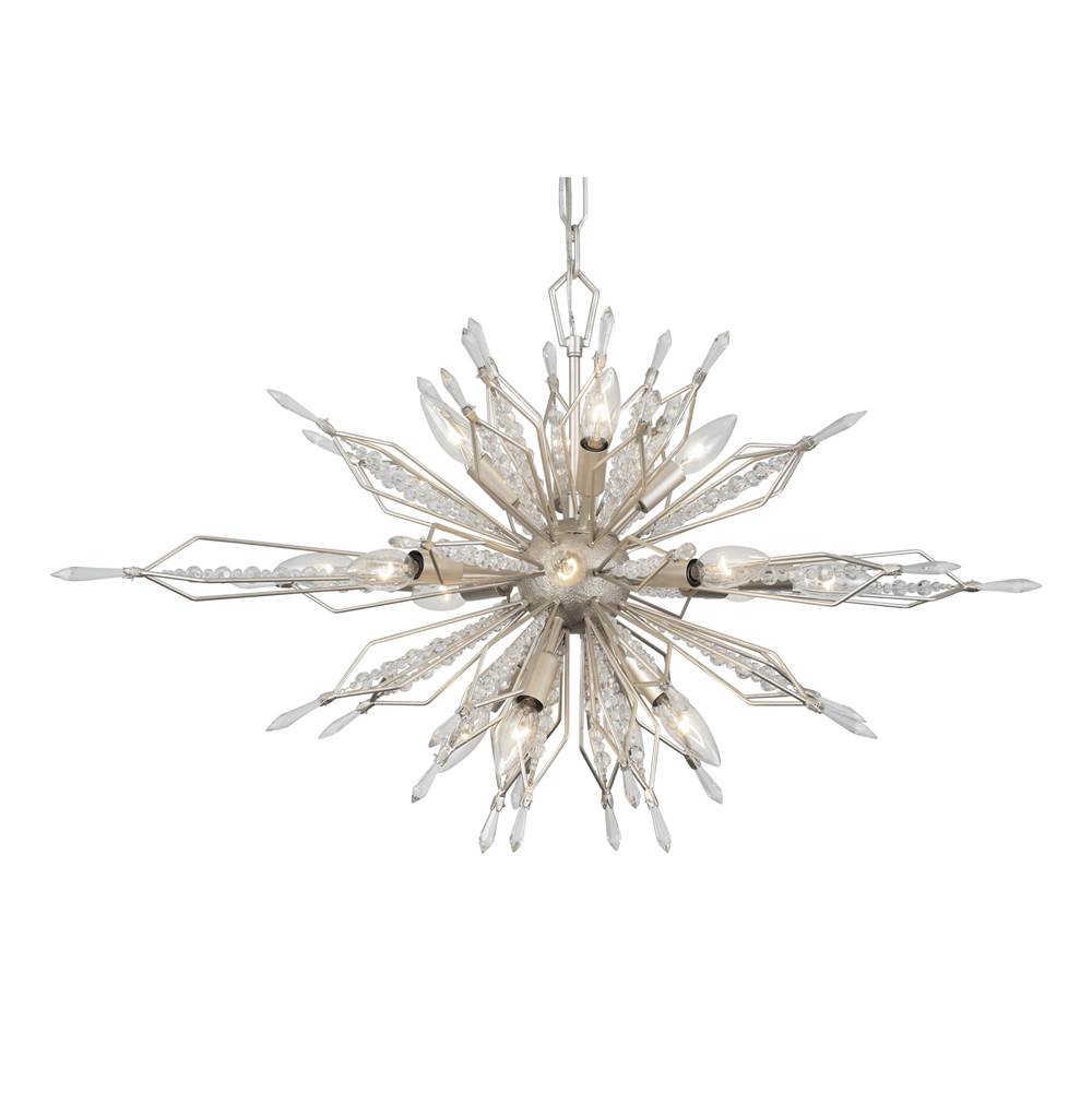 Varaluz 311N16GD Gold Dust Orbital 16-lt Oval Linear Pendant - Gold Dust Image 5
