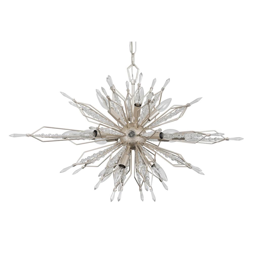 Varaluz 311N16GD Gold Dust Orbital 16-lt Oval Linear Pendant - Gold Dust Image 4