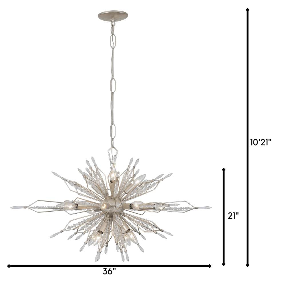 Varaluz 311N16GD Gold Dust Orbital 16-lt Oval Linear Pendant - Gold Dust Image 3